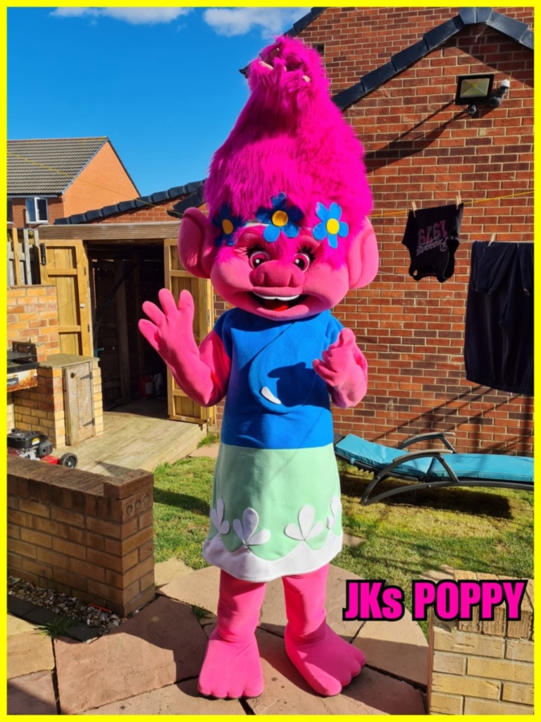 Poppy - Mascots - Jk Bouncy Castles