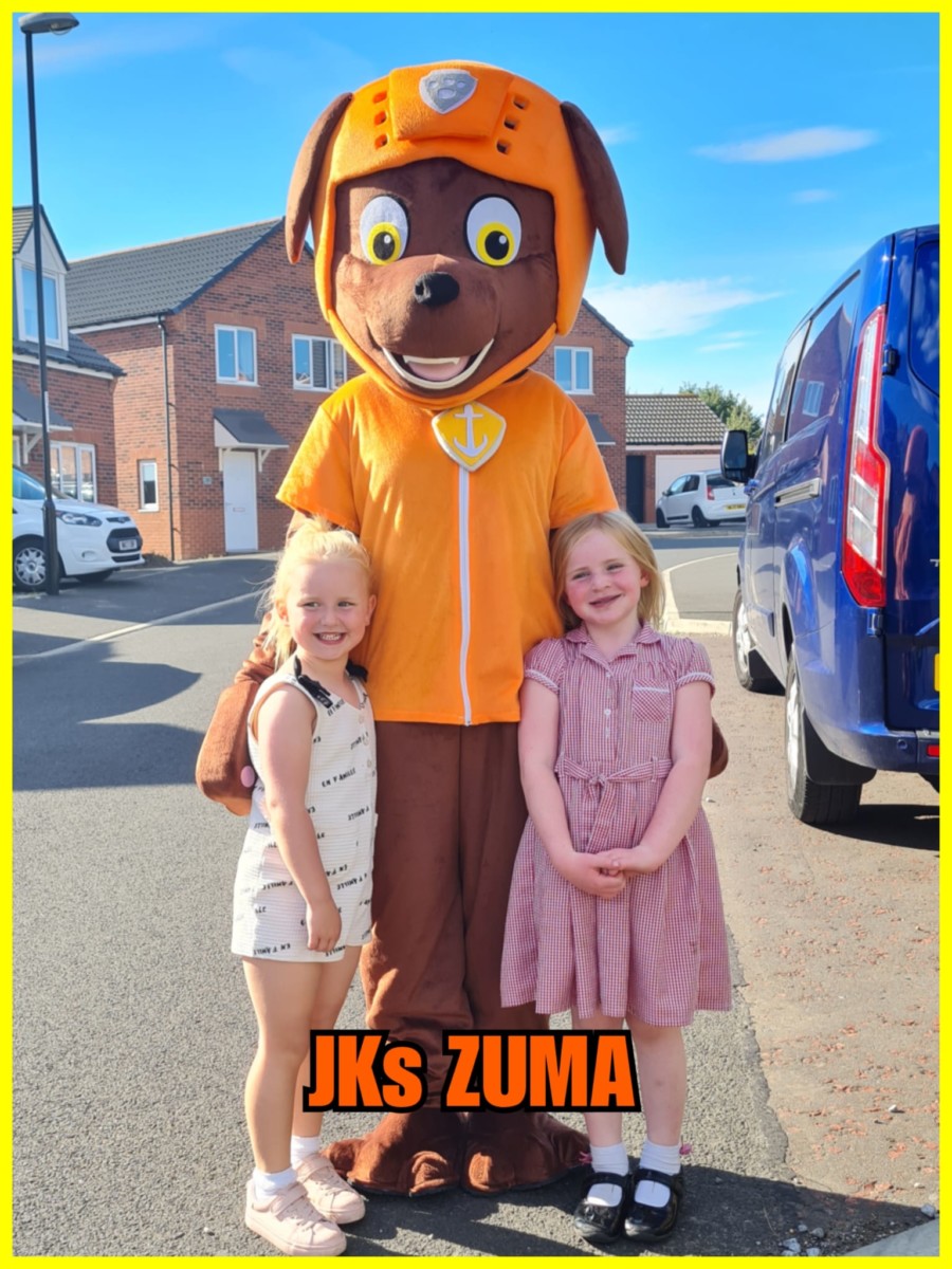 Zuma - Mascot Hire - JK Bouncy Castles