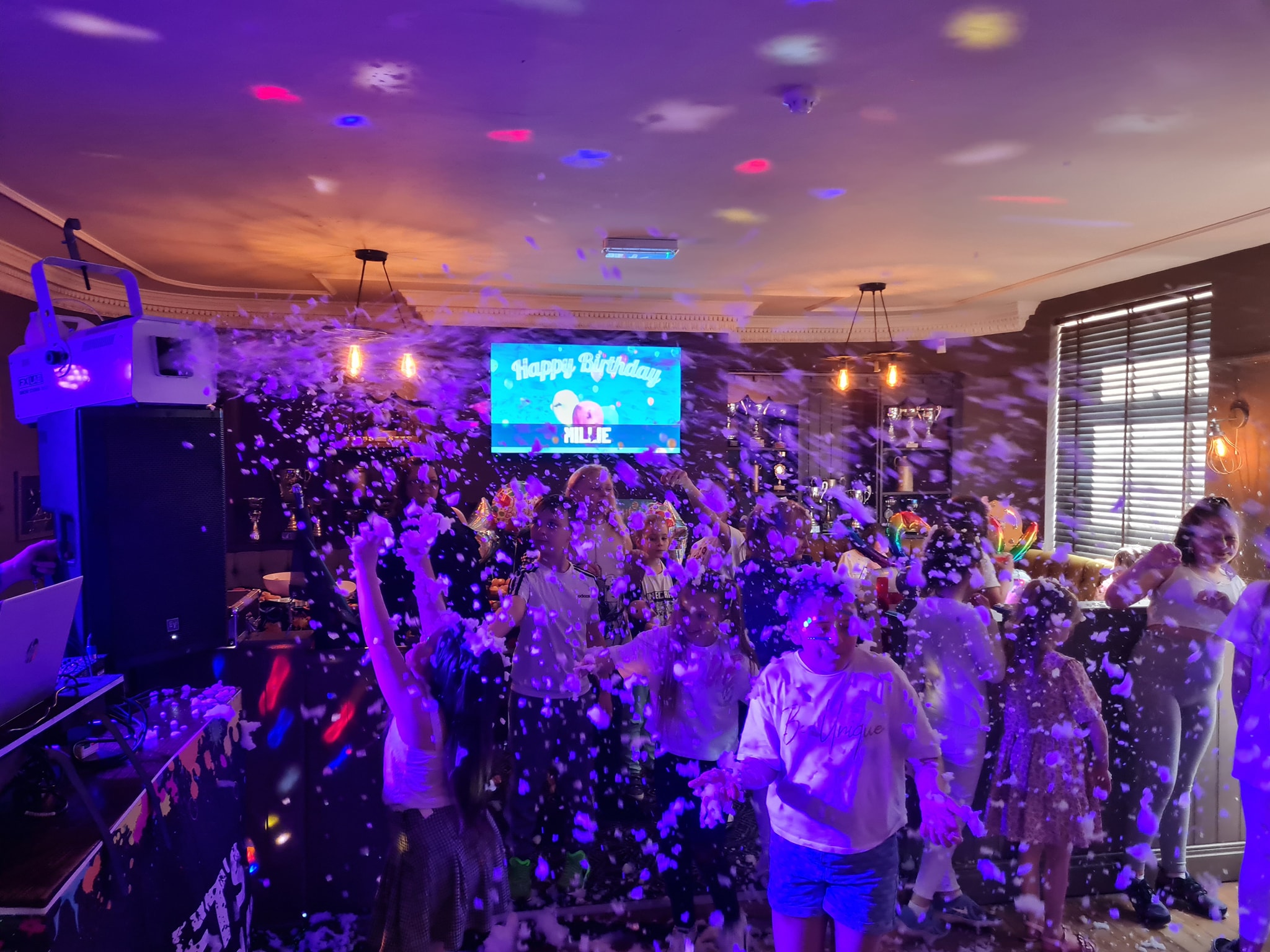 UV Discos and Foam Parties JK Bouncy Castles